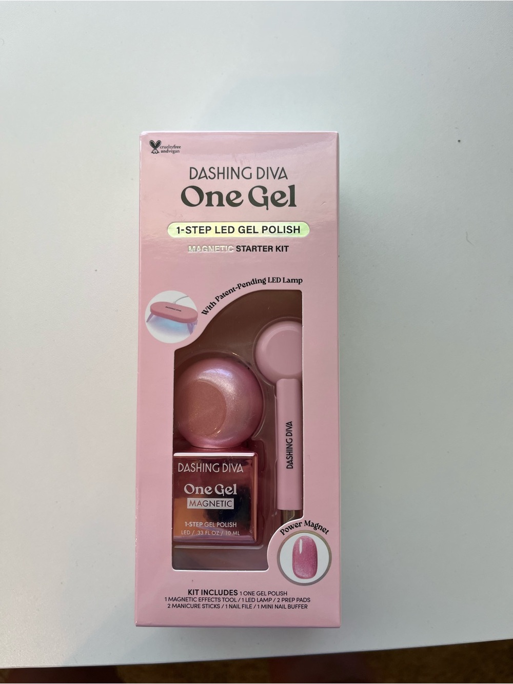 Dashing Diva One Gel 1-Step LED Gel Polish Starter Kit - Pink